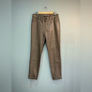 Brown Truth by Republic Faux Vegan Leather Pants Size 8 Like New